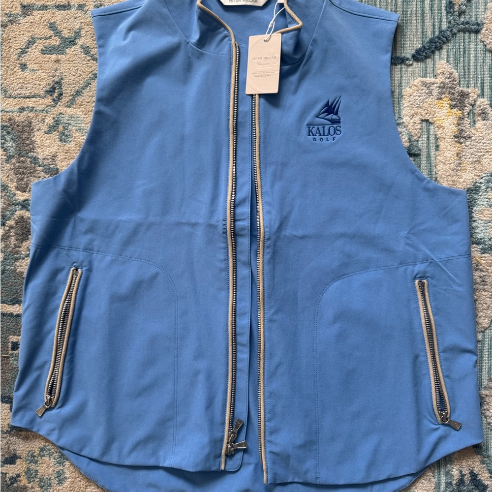 Peter Millar Blue Vest Golf